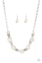 Load image into Gallery viewer, Paparazzi Stunningly Stone Age - White