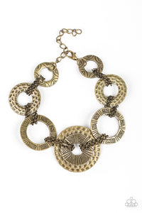 Paparazzi Accessories - Way Wild - Brass