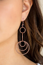 Load image into Gallery viewer, Paparazzi Accessories - Chic Circles - Copper
