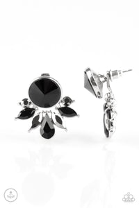 Paparazzi Accessories - Radically Royal - Black Post