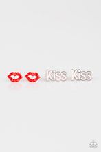 Load image into Gallery viewer, Paparazzi Starlet Shimmer Kiss, Lips, &amp; Rhinestone Stud Earrings

