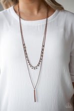 Load image into Gallery viewer, Paparazzi Keep Your Eye On The Pendulum - Copper

