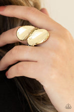 Load image into Gallery viewer, Paparazzi Fabulously Folded - Brass
