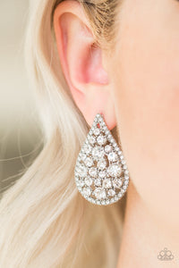 Paparazzi Accessories - REIGN-Storm - White