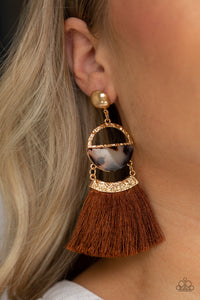 Paparazzi Accessories - Tassel Trot - Brown