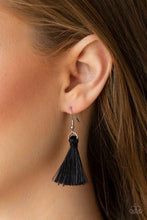 Load image into Gallery viewer, Paparazzi Triple The Tassel - Black
