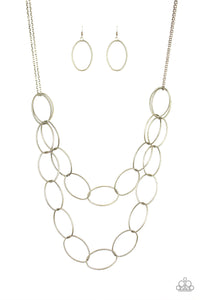 Paparazzi Move On OVAL! - Brass