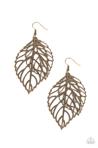 Paparazzi Accessories - Take It or LEAF It - Brass