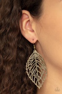 Paparazzi Accessories - Take It or LEAF It - Brass