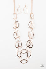 Load image into Gallery viewer, Paparazzi Accessories - Glimmer Goals - Rose Gold
