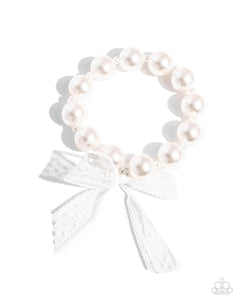 Paparazzi Accessories - Girly Glam - White