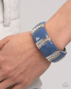Paparazzi Accessories - Colored Cameo - Blue