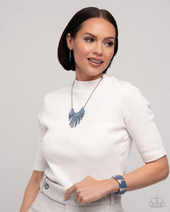 Paparazzi Accessories - Colored Cameo - Blue