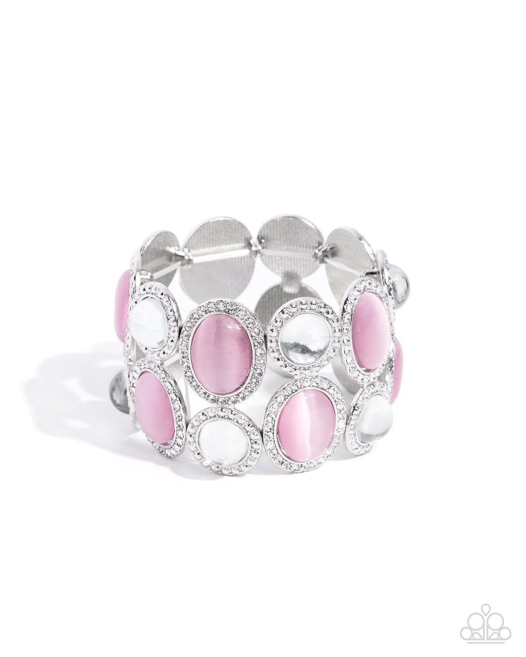 Paparazzi Accessories - Affixed Appeal - Pink