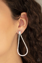 Load image into Gallery viewer, Paparazzi Accessories - Diamond Drops - White
