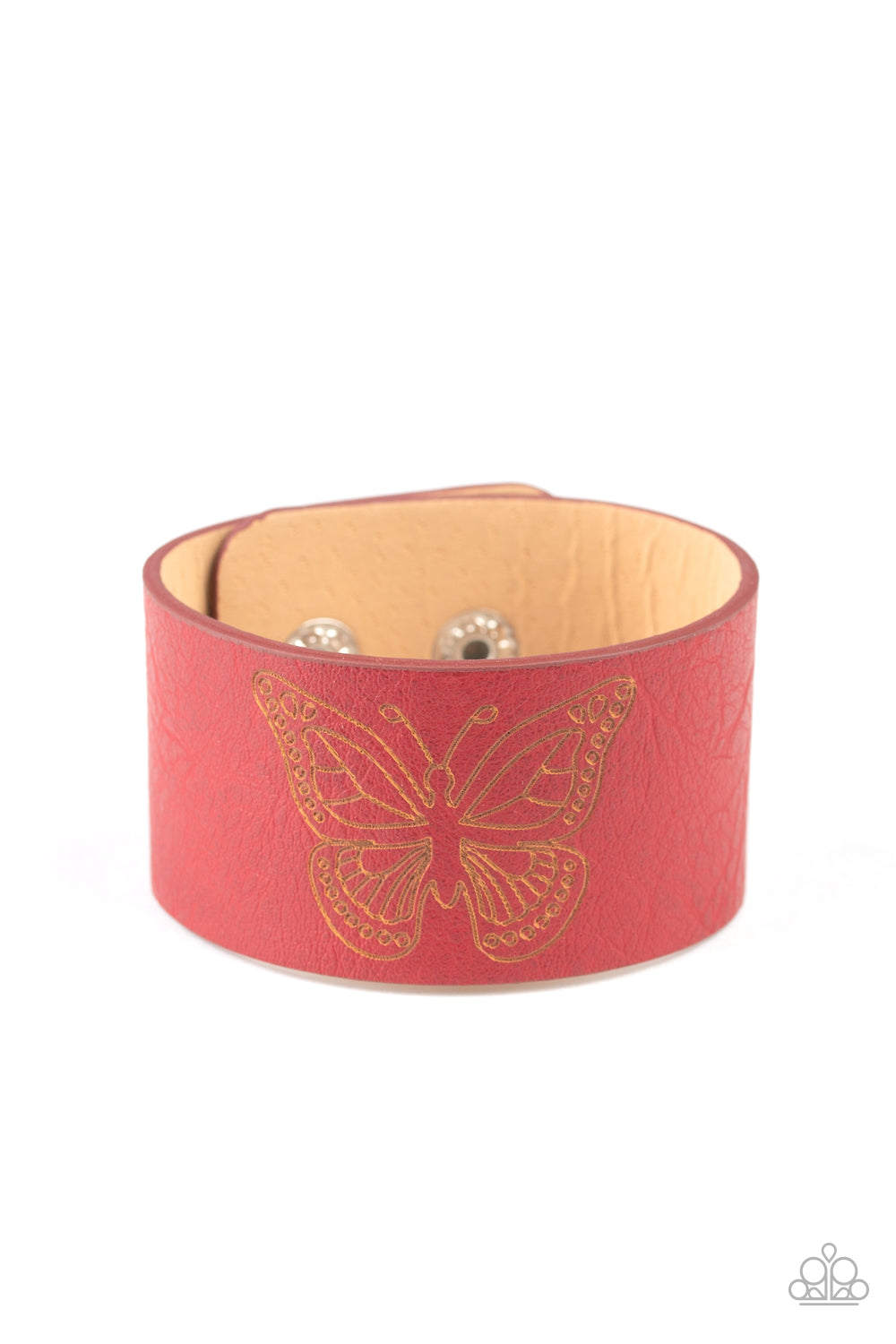 Paparazzi Accessories -  Flirty Flutter - Red