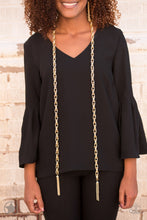 Load image into Gallery viewer, Paparazzi SCARFed for Attention - Gold
