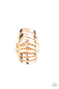 Paparazzi Accessories - Waves - Gold