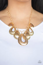Load image into Gallery viewer, Paparazzi Teardrop Tempest - Gold
