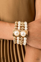 Load image into Gallery viewer, Paparazzi WEALTH-Conscious - Gold - October 2020 Fashion Fix
