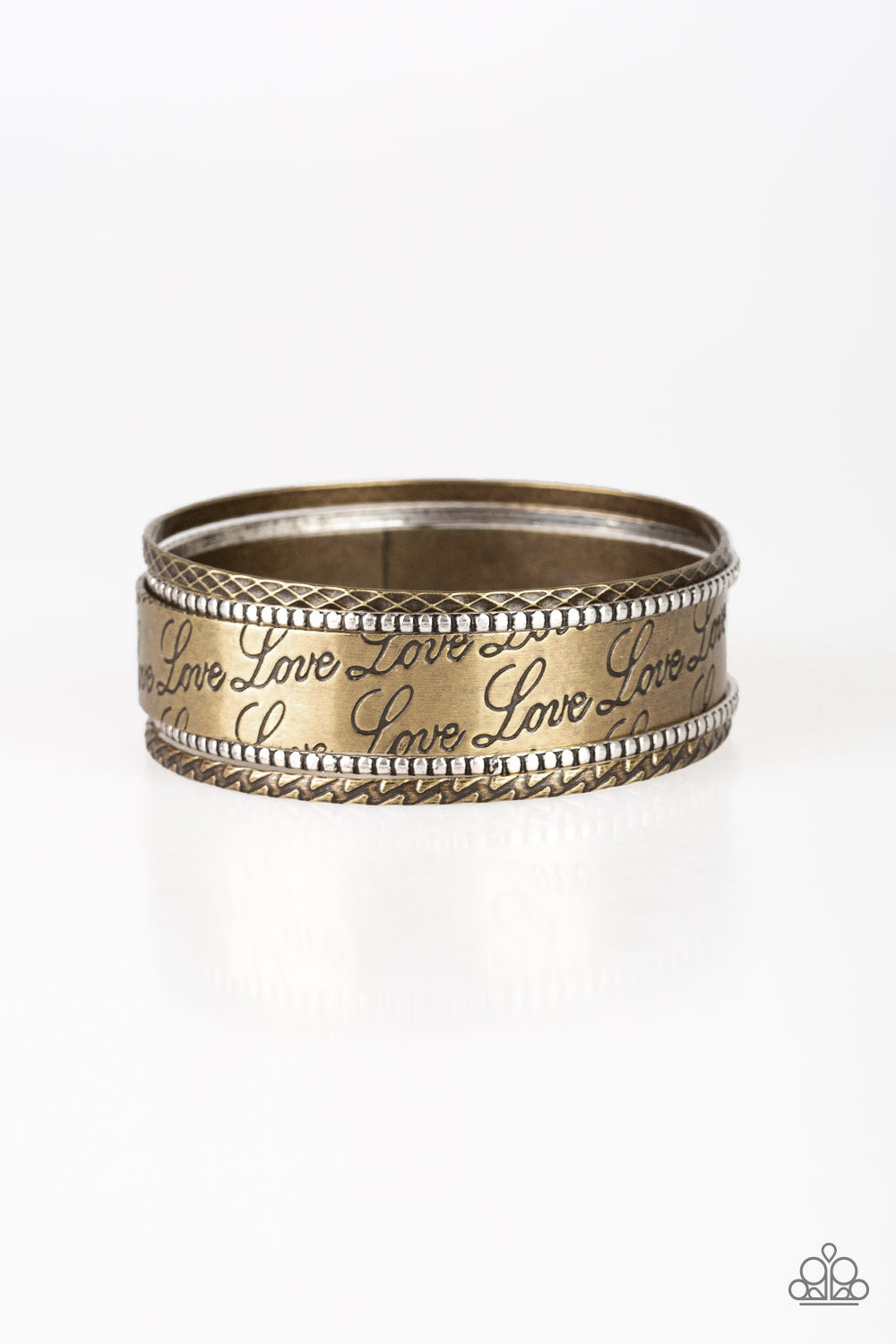 Paparazzi Accessories -  Literally Loveable - Brass