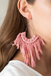 Paparazzi Wanna Piece Of MACRAME? - Pink