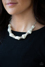 Load image into Gallery viewer, Paparazzi Stunningly Stone Age - White
