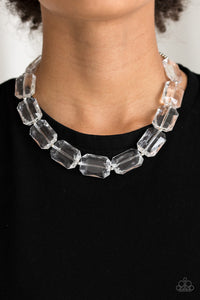 Paparazzi Accessories-The ICE President - White