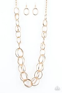 Paparazzi Accessories - Elegantly Ensnared - Gold