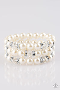Paparazzi Accessories-Undeniably Dapper - White