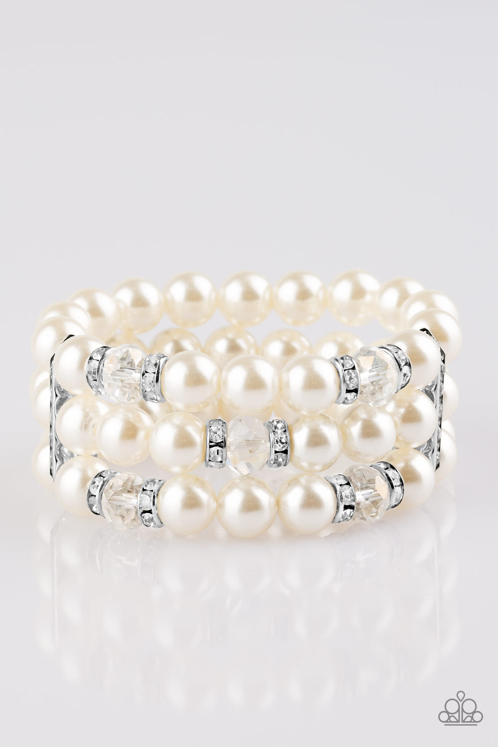 Paparazzi Accessories-Undeniably Dapper - White