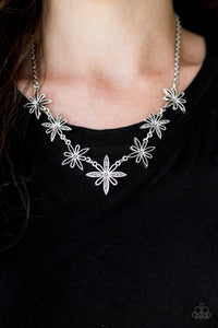 Paparazzi Accessories - Decked Out In Daisies - Silver