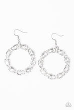 Load image into Gallery viewer, Paparazzi-Accessories-Ring Around The Rhinestones - White
