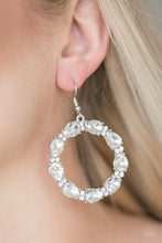Load image into Gallery viewer, Paparazzi-Accessories-Ring Around The Rhinestones - White
