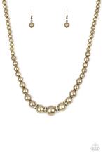 Paparazzi Accessories - Party Pearls- Brass