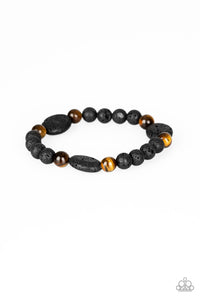 Paparazzi Accessories - A Hundred And ZEN Percent - Brown