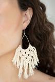 Paparazzi Accessories - Oh MACRAME, Oh My - White