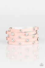 Load image into Gallery viewer, Paparazzi-Accessories-Rhinestone Reputation - Pink
