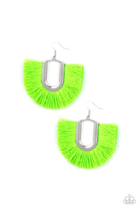 Paparazzi Accessories-Tassel Tropicana - Green