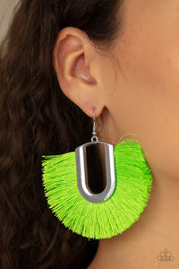 Paparazzi Accessories-Tassel Tropicana - Green