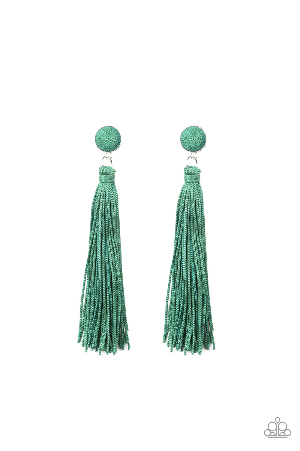 Paparazzi Accessories-Tightrope Tassel - Green