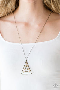Paparazzi Accessories - TRI Harder - Brass