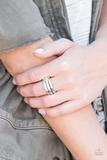 Load image into Gallery viewer, Paparazzi Accessories - Just Go For GRIT! - Silver
