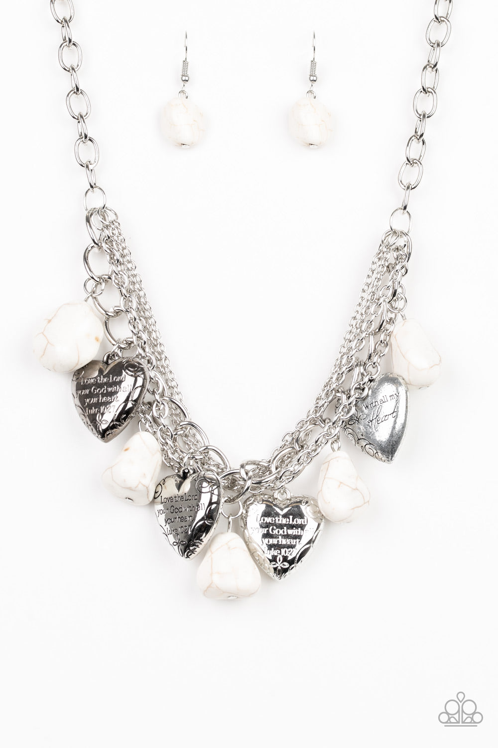 Paparazzi Accessories - Change Of Heart - White