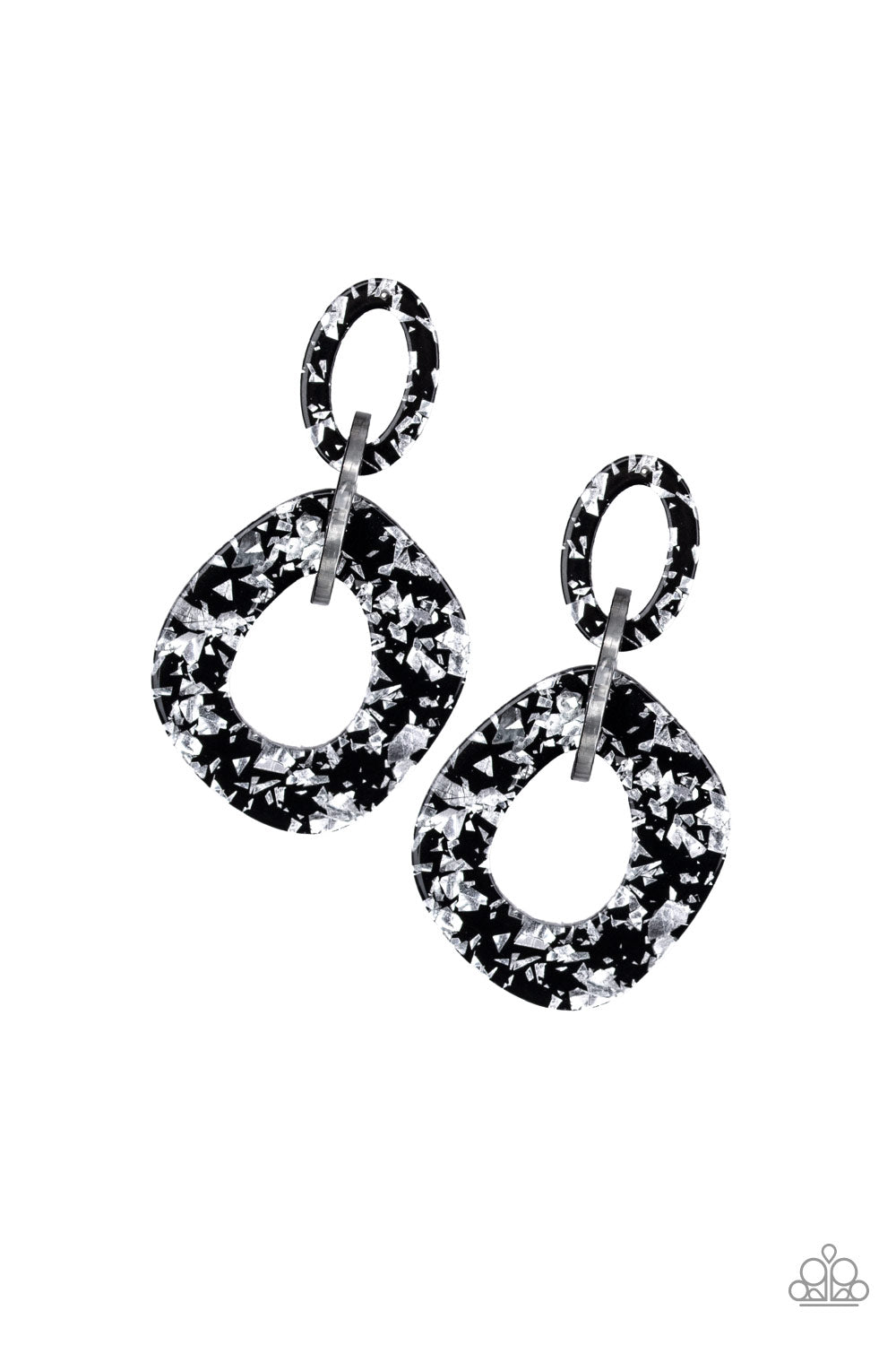 Paparazzi Accessories - Confetti Congo - Silver