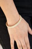 Load image into Gallery viewer, Paparazzi Accessories-Stacked Deck - Gold
