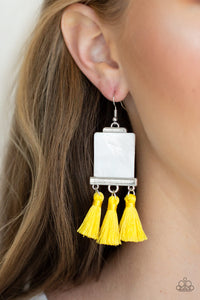 Paparazzi Accessories-Tassel Retreat - Yellow