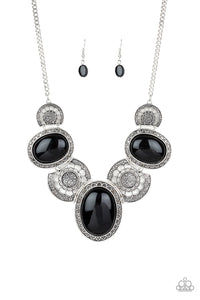 Paparazzi Accessories-The Medallion-aire - Black