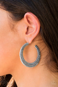 Paparazzi Accessories-Talk About Texture - Silver