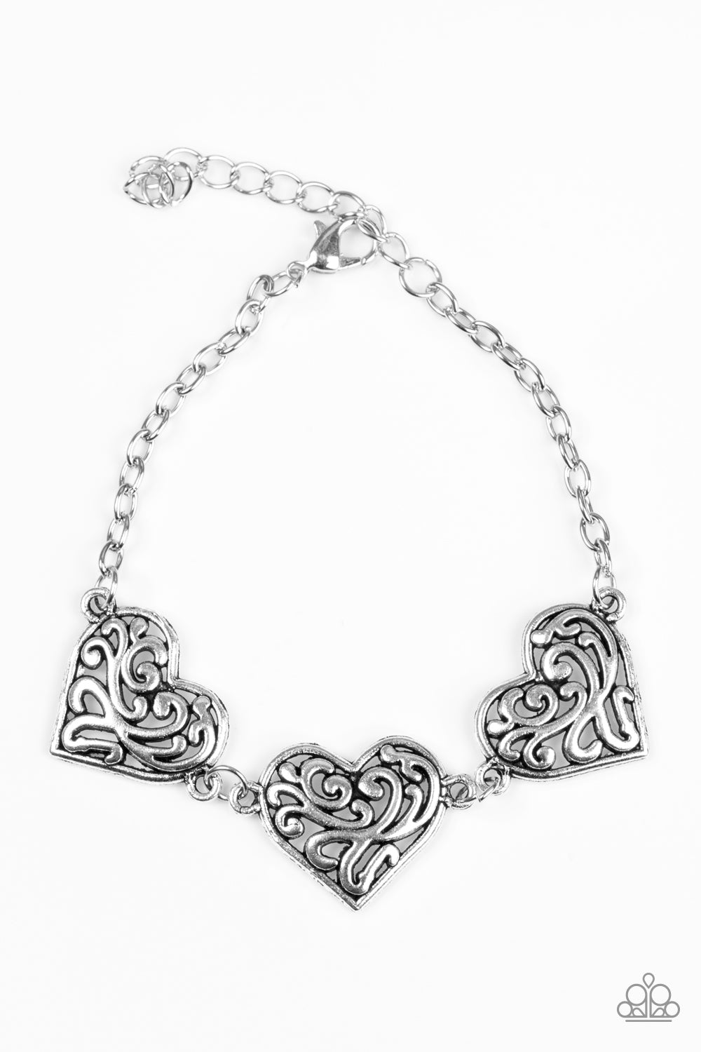 Paparazzi Accessories - Heartfelt Harmony - Silver